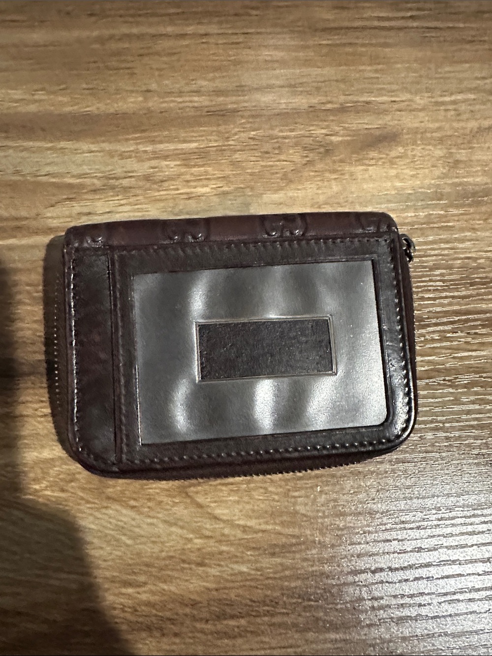 Gucci Brown Guccissima Embossed Leather Zippy Coin Case - Picture 5 of 5